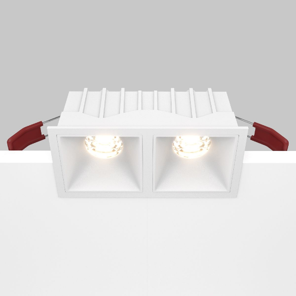 Встраиваемый светильник Maytoni Technical Alfa LED DL043-02-10W3K-SQ-W