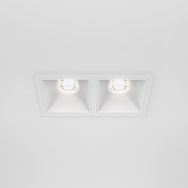 Встраиваемый светильник Maytoni Technical Alfa LED DL043-02-10W4K-SQ-W