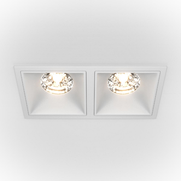 Встраиваемый светильник Maytoni Technical Alfa LED DL043-02-15W3K-SQ-W