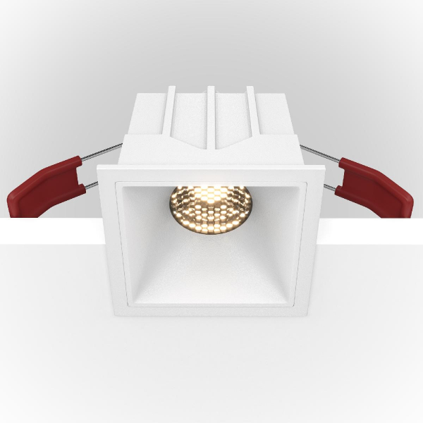 Встраиваемый светильник Maytoni Technical Alfa LED DL043-01-10W3K-D-SQ-W