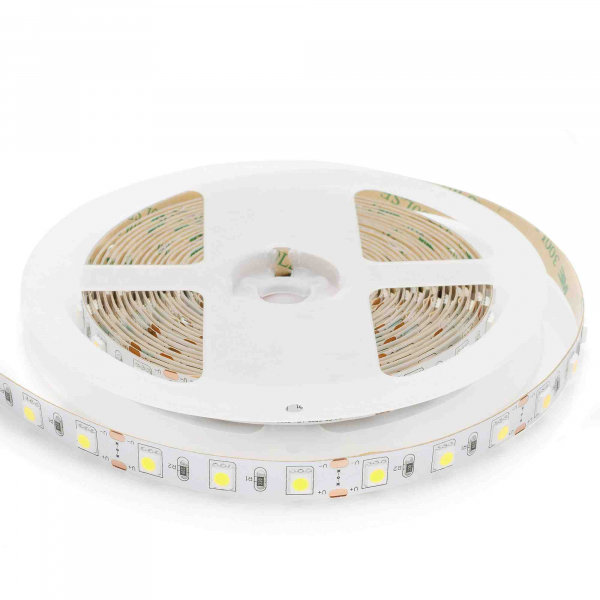 Светодиодная лента Apeyron 12В СТ 14,4Вт/м smd5050 60д/м IP20 700Лм/м 5м 6500К 00-15