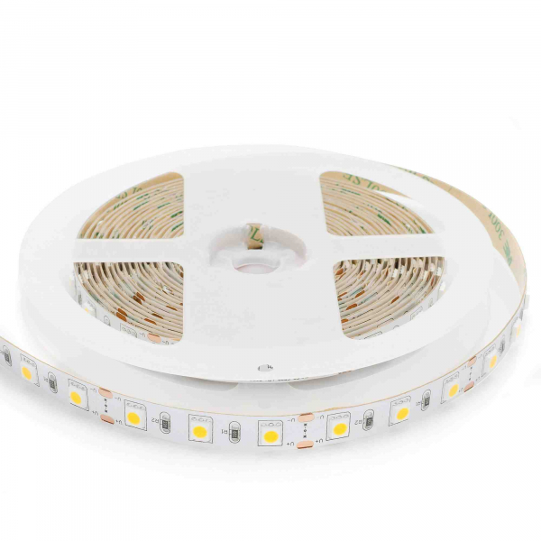 Светодиодная лента Apeyron 12В СТ 14,4Вт/м smd5050 60д/м IP20 700Лм/м 5м 3000К 00-16