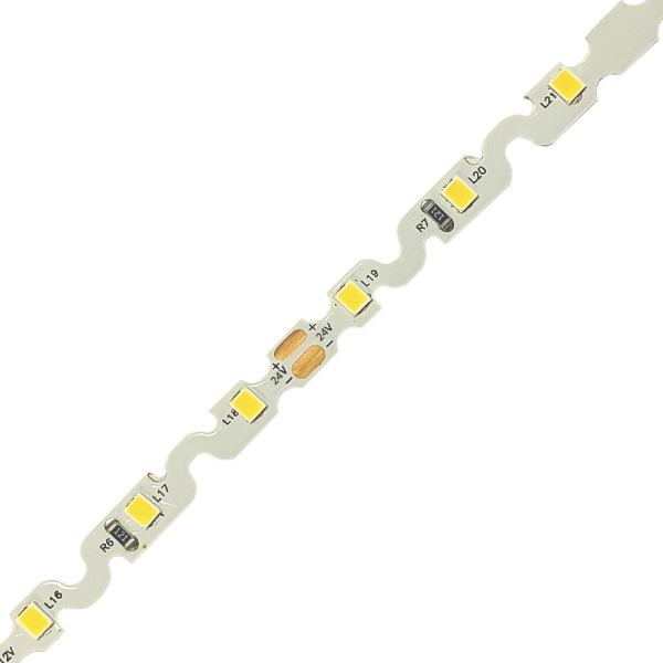 Светодиодная лента Apeyron 24В 8Вт/м smd2835 60д/м IP20 700Лм/м 5м 6500К 00-351