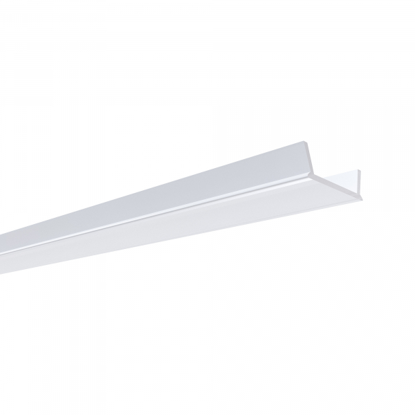 Профиль встраиваемый Apeyron ширина ленты до 10мм (рассеиватель, заглушки - 2шт) 08-12