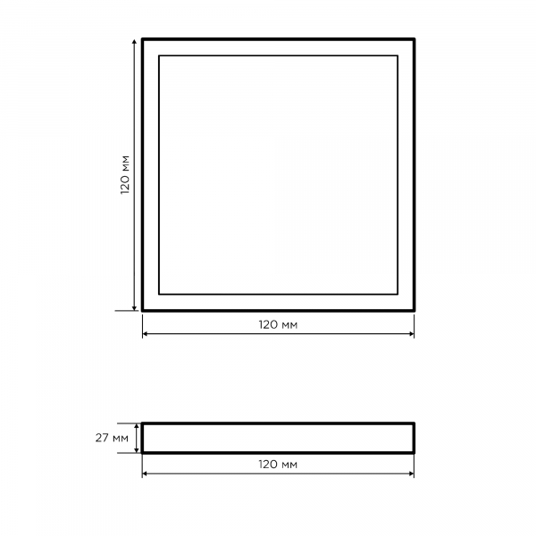 Накладная светодиодная панель Apeyron 06-44