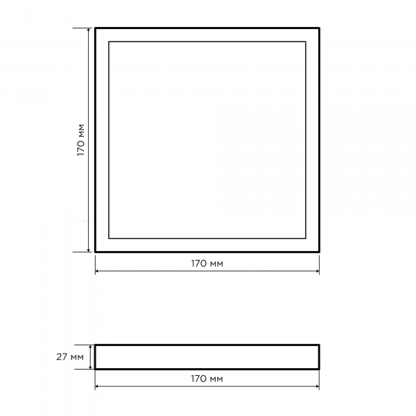 Накладная светодиодная панель Apeyron 06-48