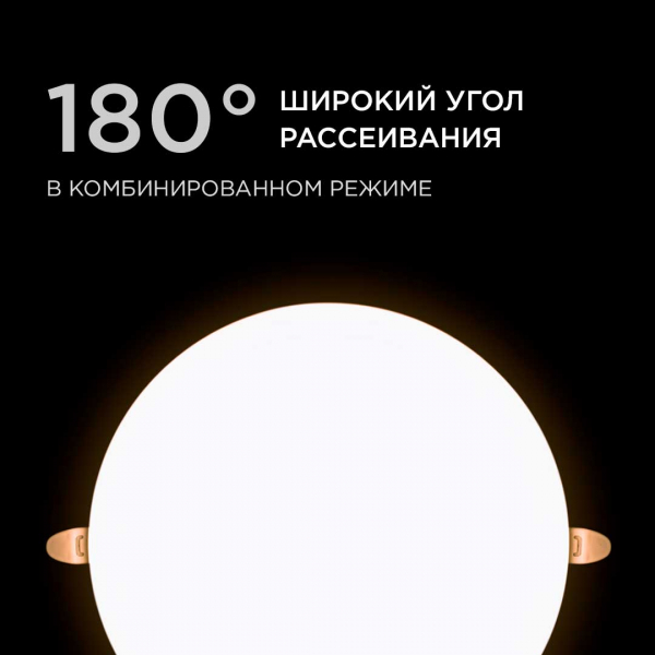 Встраиваемая светодиодная панель безрамочная Apeyron FLP 06-110
