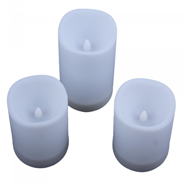 Садовый светильник на солнечной батарее Uniel USL-S-816/PT150 CANDLE SET3 UL-00009381
