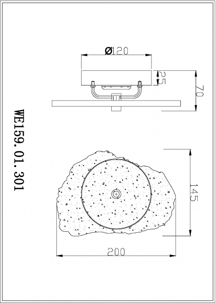 Бра Wertmark Nicola WE159.01.301