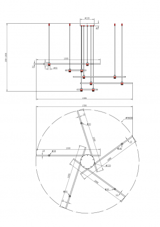 Arte Lamp A2195SP-5BK