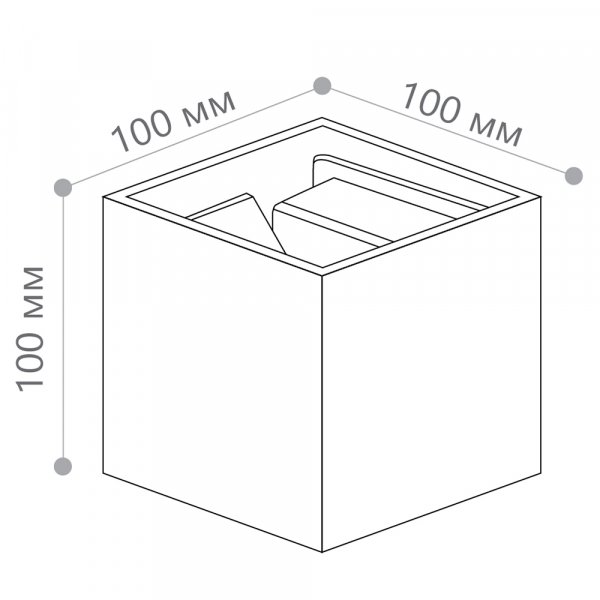 Уличный настенный светильник Feron Майами 48097