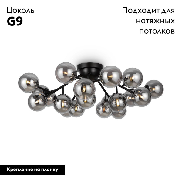 Потолочная люстра Maytoni Dallas MOD545CL-20B