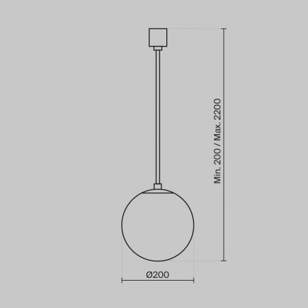 Maytoni P039PL-5W3K-20-B