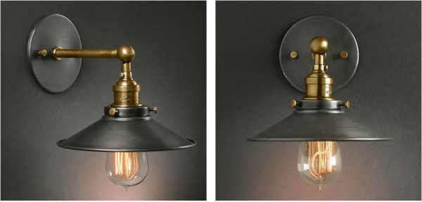 Бра ImperiumLoft Cone 20th c.Factory filament 84835-22