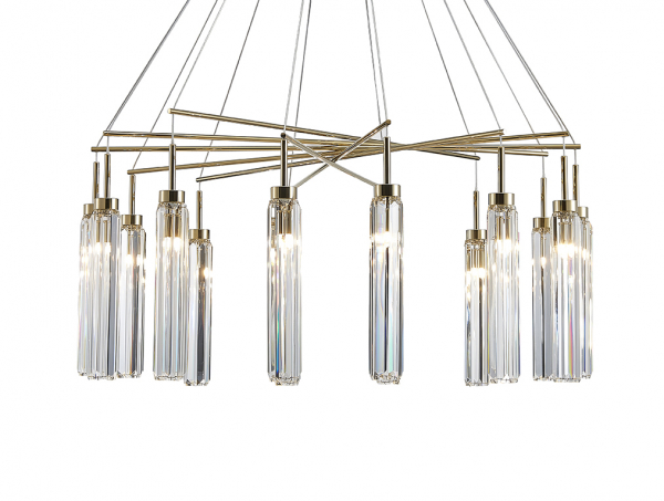 Подвесная люстра Newport 4524+10/S gold М0068063