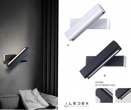 iLedex 8104W-10W-3000K BK