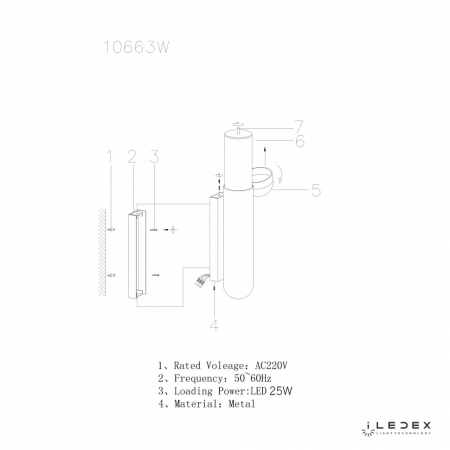 iLedex 10663W-25W-3000K BR