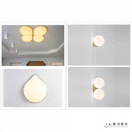 iLedex 6008W-18W-3000K WH-GL