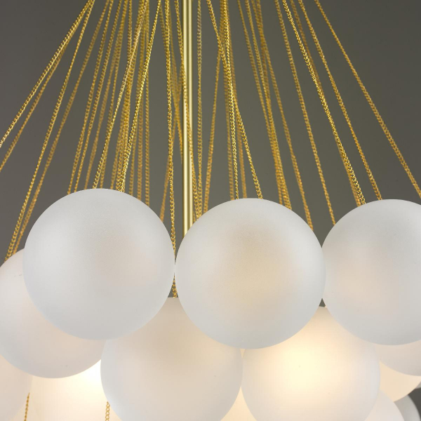 Подвесная люстра iLamp Globe 10099P/3-D800 GL-WH