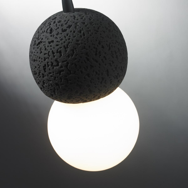 Подвесной светильник iLamp Foxtrot 10694P/1-D100 BK-WH