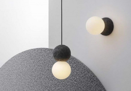 iLamp 10695W/1-D100 BK-WH