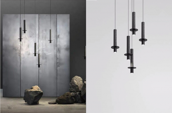 Подвесной светильник iLamp Lofty 10704P/1-D150 BK-GR