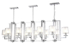 Crystal Lux NICOLAS SP12 L1600 NICKEL/WHITE