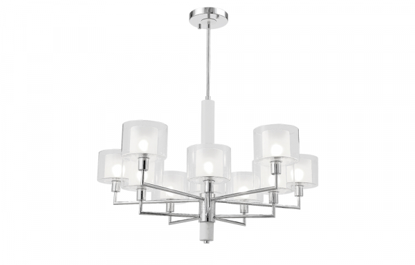 Люстра на штанге Crystal Lux MAESTRO SP-PL5+5 CHROME