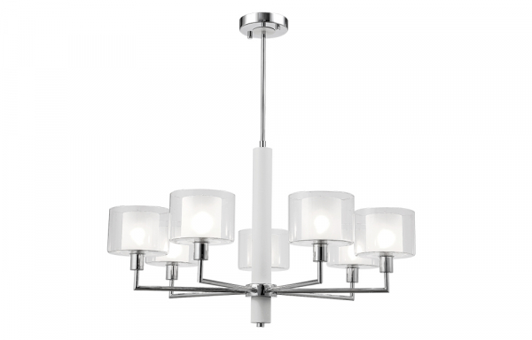Люстра на штанге Crystal Lux MAESTRO SP-PL7 CHROME