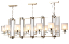 Crystal Lux NICOLAS SP12 L1600 GOLD/WHITE