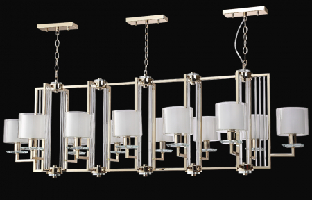 Crystal Lux NICOLAS SP12 L1600 GOLD/WHITE