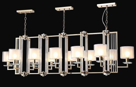 Crystal Lux NICOLAS SP12 L1600 GOLD/WHITE