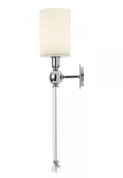 Бра Crystal Lux MIRABELLA AP1 CHROME/WHITE