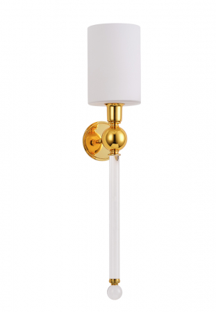 Crystal Lux MIRABELLA AP1 GOLD/WHITE