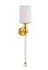 Crystal Lux MIRABELLA AP1 GOLD/WHITE