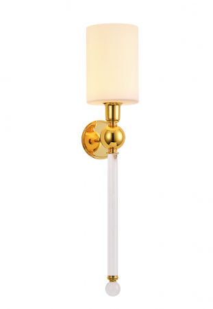 Crystal Lux MIRABELLA AP1 GOLD/WHITE