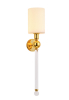 Crystal Lux MIRABELLA AP1 GOLD/WHITE