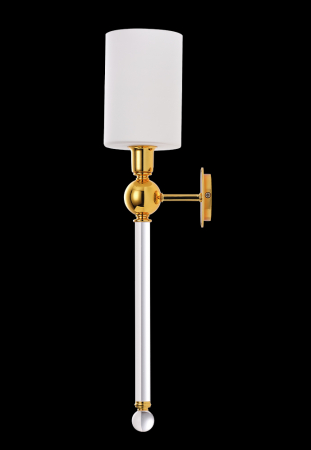 Crystal Lux MIRABELLA AP1 GOLD/WHITE