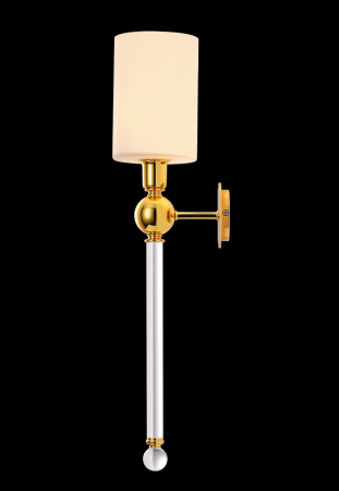Crystal Lux MIRABELLA AP1 GOLD/WHITE
