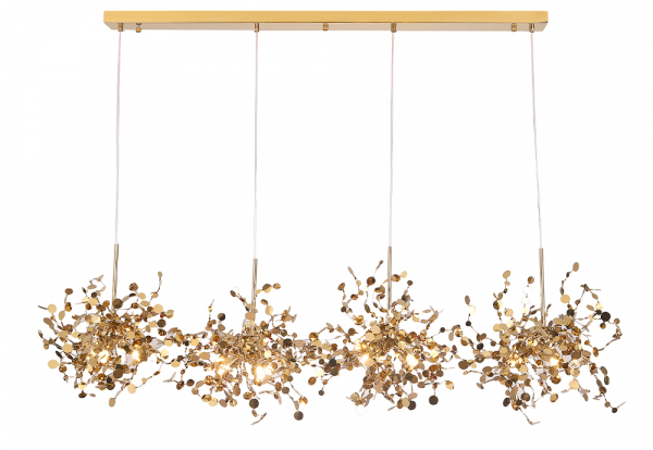 Подвесная люстра Crystal Lux GARDEN SP3х4 L1600 GOLD