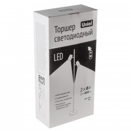 Uniel ULM-T600 2х6W/4500K/DIM WHITE