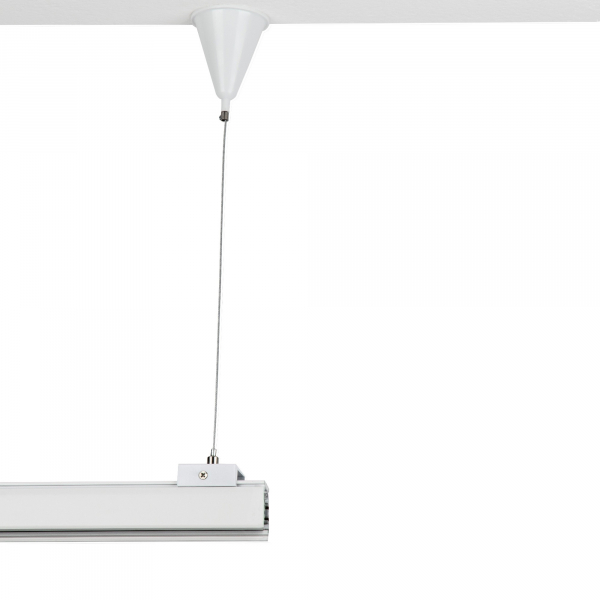 Набор для подвесного монтажа шинопроводов Uniel UFB-H41 WHITE 1 POLYBAG UL-00010400