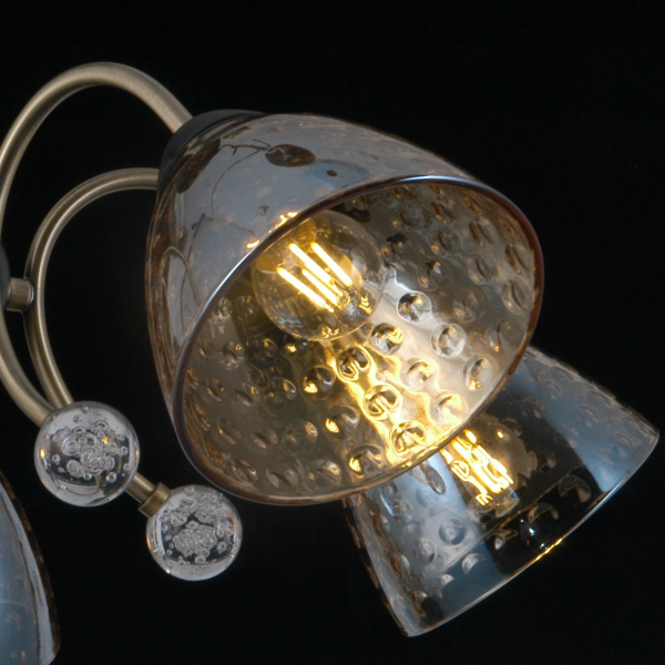 Люстра на штанге Illumico IL0230-5CSQ-29 BK AB