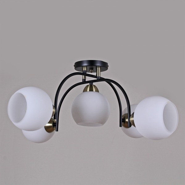 Люстра на штанге Illumico IL0250-5CSQ-79 BK AB