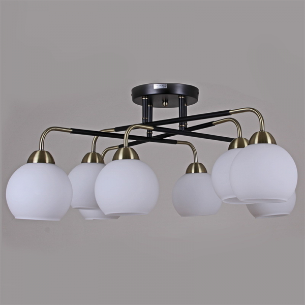 Люстра на штанге Illumico IL0252-8CSQ-79 BK AB