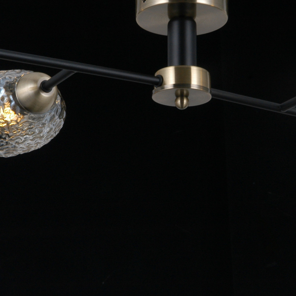 Люстра на штанге Illumico IL0285-4CSQ-79 BK AB