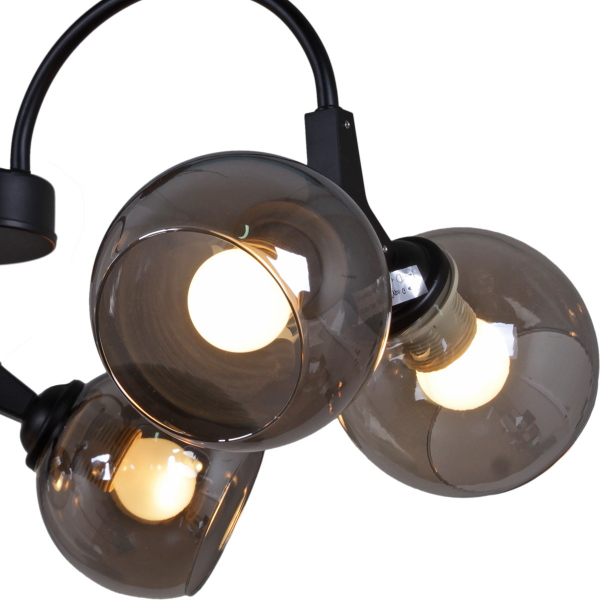 Люстра на штанге Reluce 01268-0.3-06 BK+CR