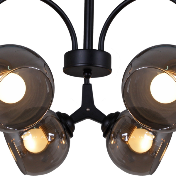 Люстра на штанге Reluce 01268-0.3-06 BK+CR