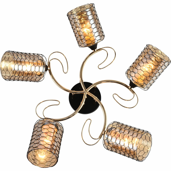 Люстра на штанге Reluce 01309-0.3-05 BK+FGD