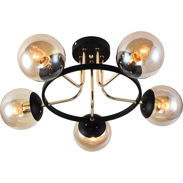 Люстра на штанге Reluce 01344-0.3-05 BK+FGD